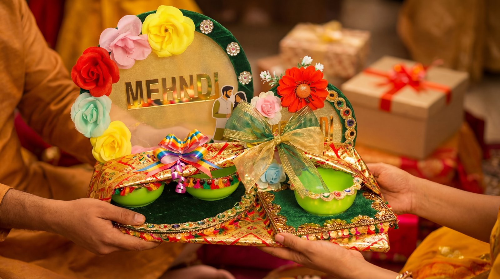 Mehandi and Haldi Essentials